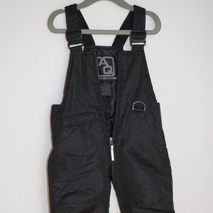 Boys Toddler Black Snow Bib- 18 months- Worn once!